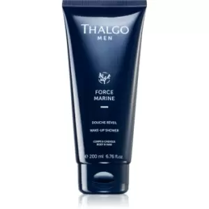 Image of Thalgo Force Marine Wake-Up Shower Energizing Shower Gel for Hair & Body for Men 200ml