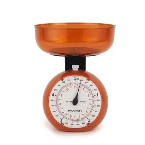 image of Progress BW04779O Orb Kitchen Scale 5KG - Orange