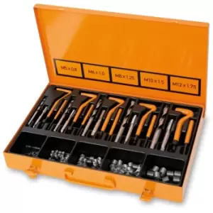 image of Beta Tools 437U/09 Damaged Thread Restorer Kit M5-M6-M8-M10-M12 004370550