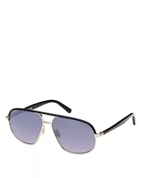 image of Tom Ford Maxwell Pilot Sunglasses, 59mm