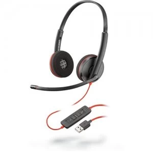 Image of POLY Blackwire C3220 Headset Head-band Black USB Type-A