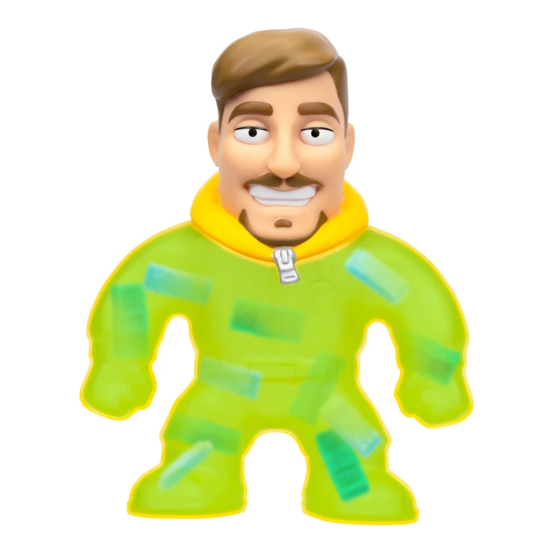 Image of MRBEAST LAB Make Your Own Stretchy Goo Filled MrBeast With The Creation Station With 3 Unique Goo Fillings Mix Fill & Create Your Own Stretchy MrB