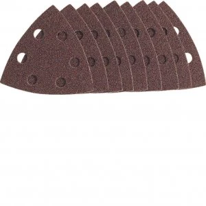Image of Draper Hook and Loop Triangular Delta Sanding Sheets 93mm x 93mm 80g Pack of 10