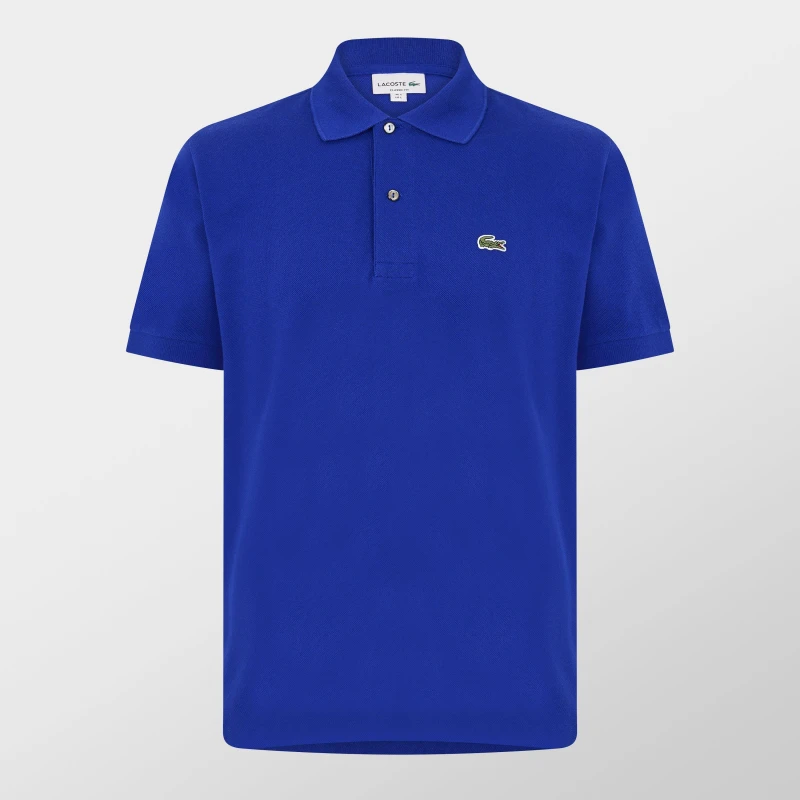 Image of Lacoste Mens Classic Short Sleeve Polo Shirt Cosmic male XS