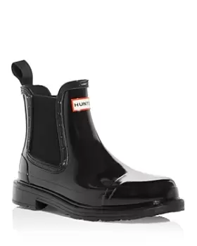 Image of Hunter Womens Commando Gloss Chelsea Rain Boots