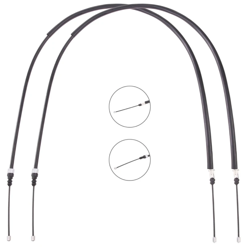 Image of RIDEX 124C1345 Brake Cable Right Rear, 1480 / 1190mm Cable,parking brake (124)