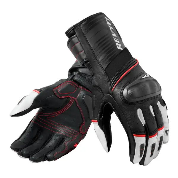 Image of REV'IT! RSR 4 Gloves Black White Size 2XL