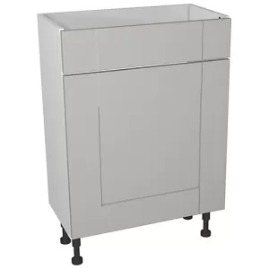 Image of Wickes Vermont Grey Fitted Base Unit - 600 mm