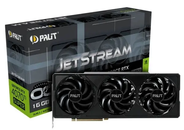 image of PALIT GeForce RTX 4070 Ti SUPER 16GB JetStream OC Graphics Card