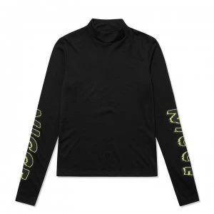 image of Nicce Venom Long Sleeve T Shirt Womens - Black