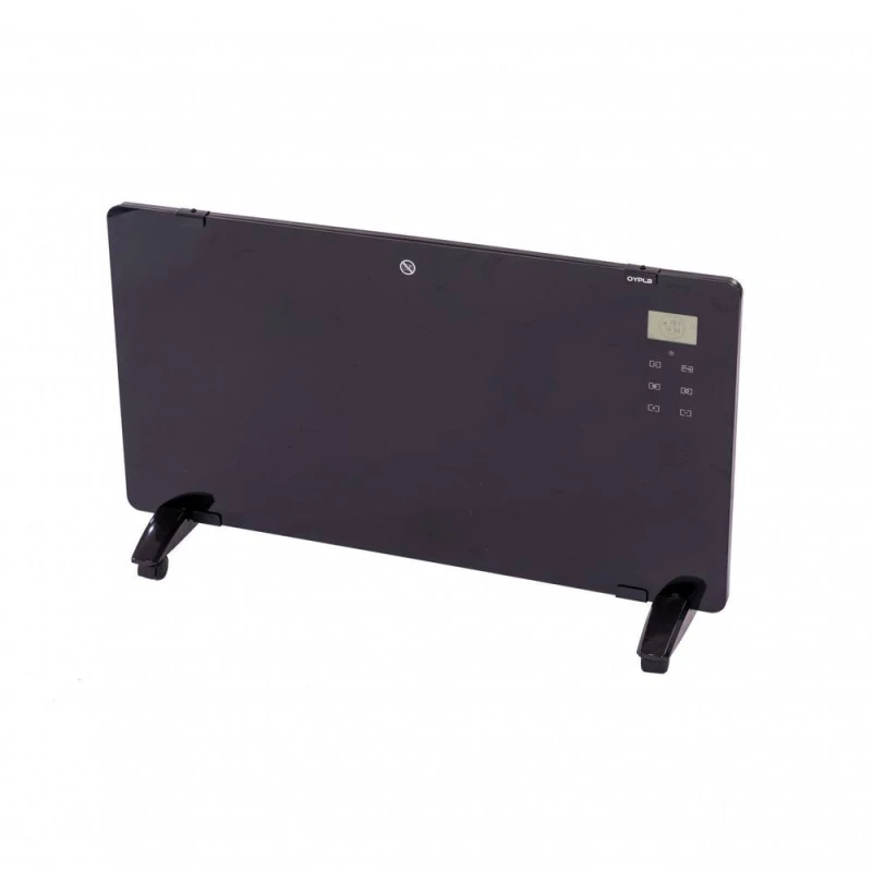 Image of Oypla Glass Free Standing/Wall Mounted Electric Panel Convector Heater Black