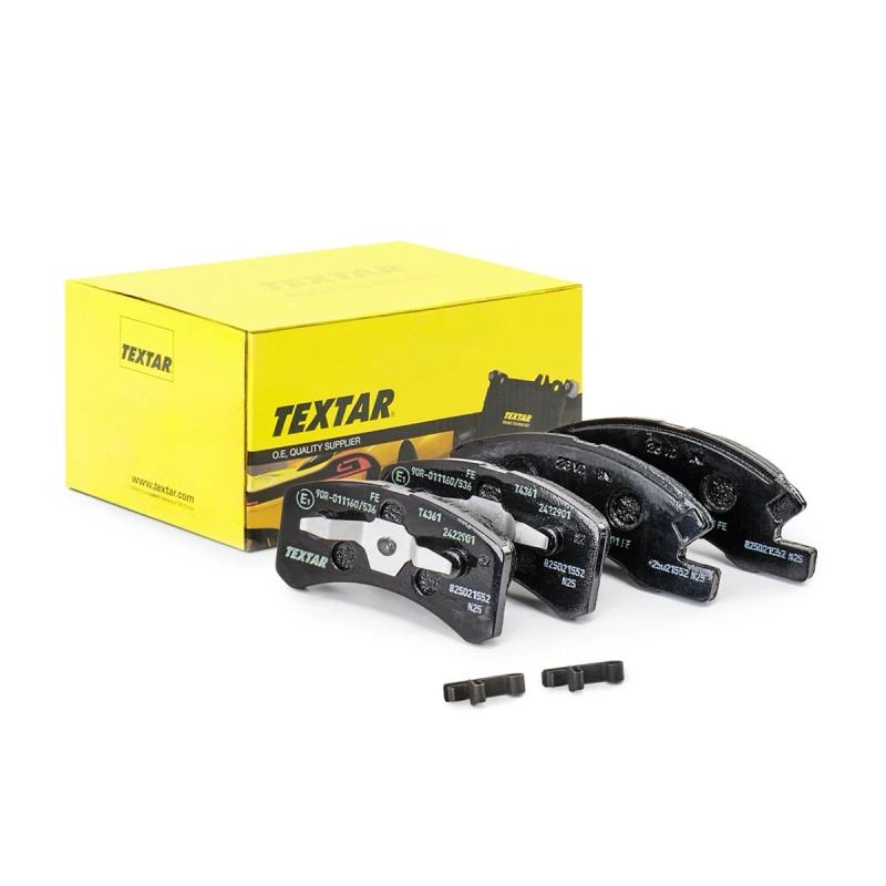 Image of TEXTAR 2422901 Brake pad set with acoustic wear warning, with accessories Brake Pad Set,disc brake (402)