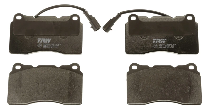 Image of TRW GDB1363 Brake pad set incl. wear warning contact Brake Pad Set,disc brake (402)