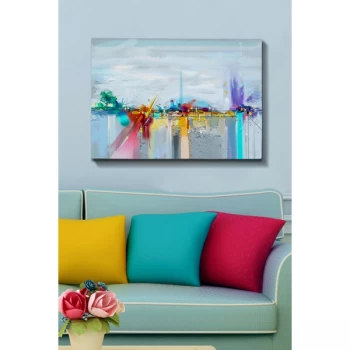 Image of Kanvas Tablo (70 x 100) - 12 Multicolor Decorative Canvas Painting