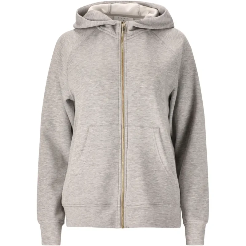 Image of Athlecia Womens full zip hoodie Athlecia Jacey Gris Female 34