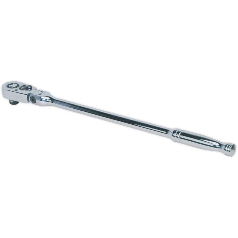 Image of Loops Extra Long 48-Tooth Flexi-Head Ratchet Wrench - 1/2 Inch Sq Drive - Flip Reverse Multi