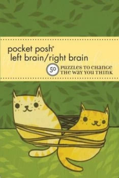 Image of Pocket Posh Left Brain/right Brain by The Puzzle Society Book