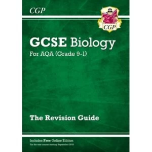 Image of New Grade 9-1 GCSE Biology: AQA Revision Guide with Online Edition by CGP Books (Paperback, 2016)