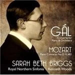 Image of Gal: Concerto for Piano & Orchestra; Mozart: Piano Concerto No. 22 K.482 (Music CD)