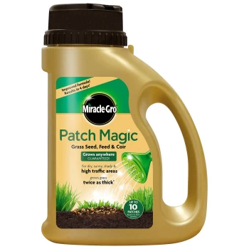 Image of Miracle-Gro Patch Magic Grass Seed, Feed & Coir - 10 Patch Jug