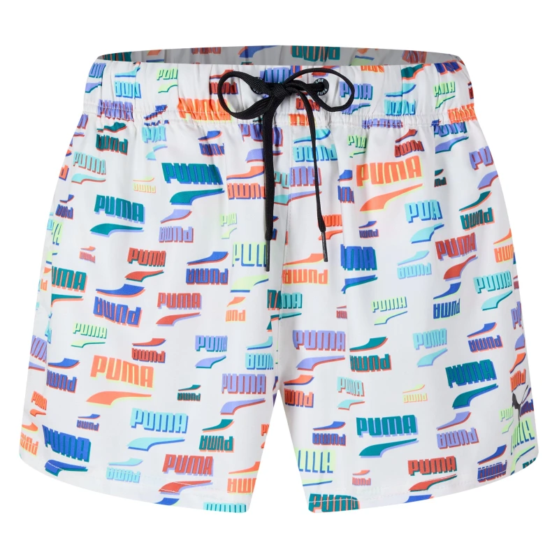 Image of Puma Swim Shorts Womens - White White 8