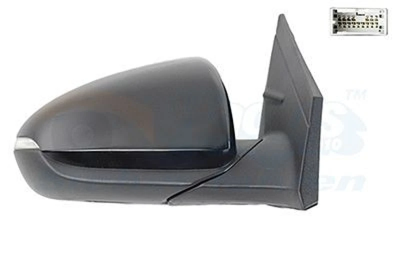 Image of VAN WEZEL Wing mirror VAN WEZEL 8282808