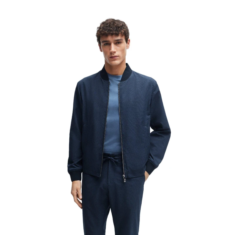 Image of Boss Mens Formal Jacket Dark Blue male 34 (44)