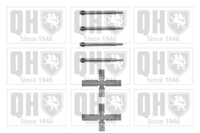 Image of QUINTON HAZELL Brake pad fitting kit QUINTON HAZELL BFK805