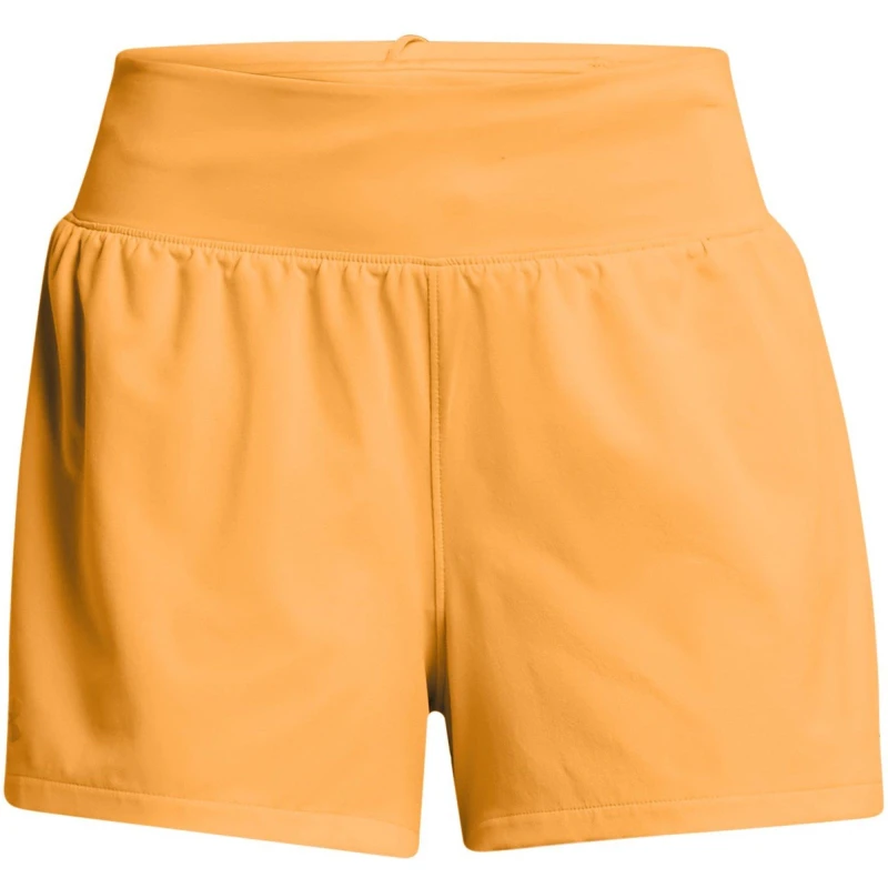 Image of Under Armour Womens Performance Running Shorts Orange female 8 (XS)