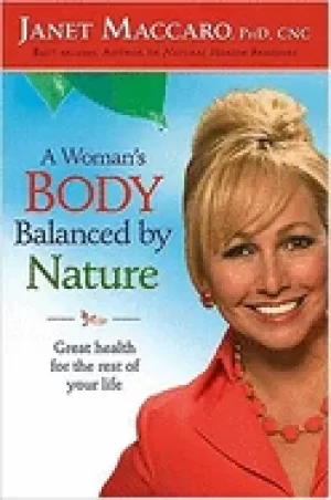 Image of womans body balanced by nature great health for the rest of your life
