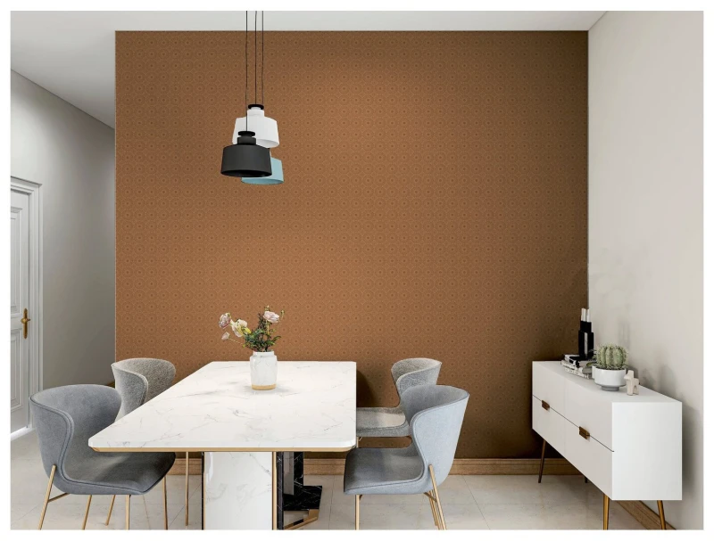 Image of Arthouse Arthouse Symmetrical Chic Copper Gold Wallpaper