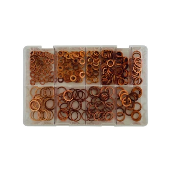 image of Copper Washers - Metric - Assorted - Box Qty 360 - 31871 - Connect