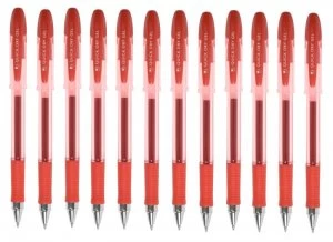 Image of Q-Connect Red Quick Dry Gel Pen (12 Pack)