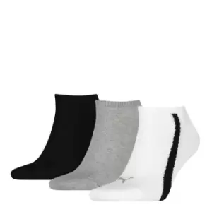 image of Puma 3 Pack Lifestyle Socks - White