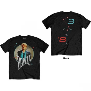 Image of David Bowie - Circle Scream Unisex Large T-Shirt - Black