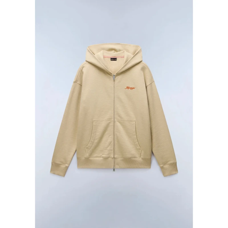 Image of Hooded sweatshirt Napapijri Uyuni Beige Male S