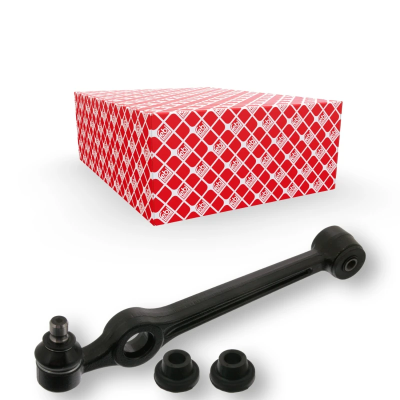 Image of FEBI BILSTEIN 42413 Suspension arm Control Arm, Sheet Steel, Lower, with ball joint, with rubber mounts Sheet Steel Track Control Arm (273)