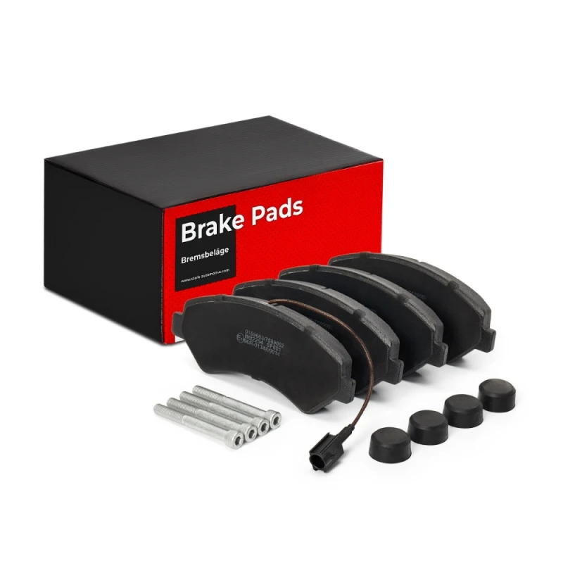 Image of STARK SKBP-0010323 Brake pad set Front Axle, incl. wear warning contact Brake Pad Set,disc brake (402)