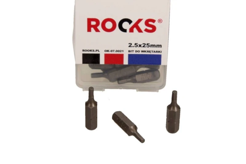 Image of ROOKS OK-07.0021 Screwdriver Bit Set Number of tools: 10, Plastic Cassette Screwdriver Bit Set (6625)
