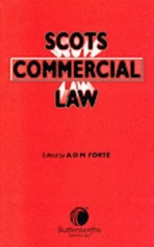 Image of Scots Commercial Law by A. D. M Forte Book