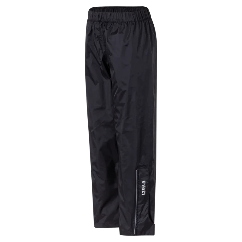 Image of Kids' rain trousers Pro-X Elements Toma Noir Unisex 4 ans