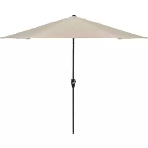 Image of Sturdi 3m Aluminium Round Garden Parasol - Natural