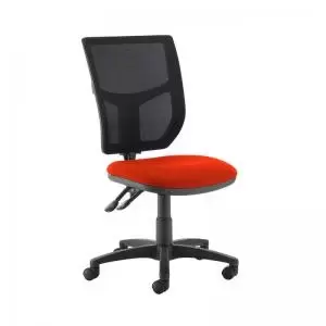 Image of Altino 2 lever high mesh back operators chair with no arms - Tortuga