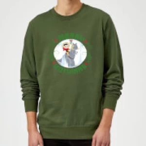 Image of Star Wars Merry Hothmas Christmas Sweatshirt - Forest Green - L