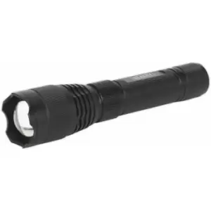 image of Aluminium Torch - 10W cree xpl LED - Adjustable Focus - Rechargeable Battery