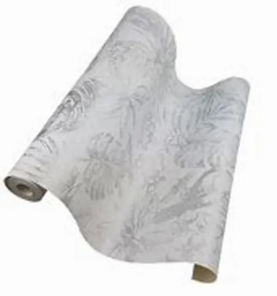 Image of Muriva Sankuru Grey and Silver Wallpaper
