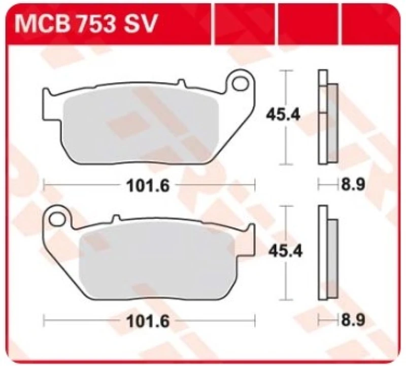 Image of TRW Lucas Sintered lining MCB753SV