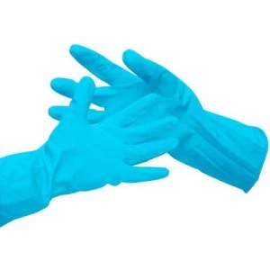 Image of ValueX Household Rubber Gloves Blue Small