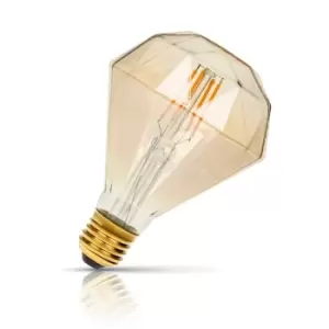 Image of Prolite LED Diamond 4W E27 Dimmable Funky Filaments Extra Warm White Gold