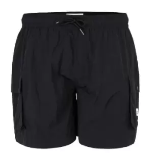 image of Firetrap Pocket Swimshorts Mens - Black